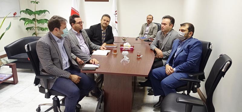 جلسه معارفه و ارایه گزارش اهم اقدامات و برنامه های شرکت کردستان به مدیرعامل جدید هلدینگ معدنی امداد